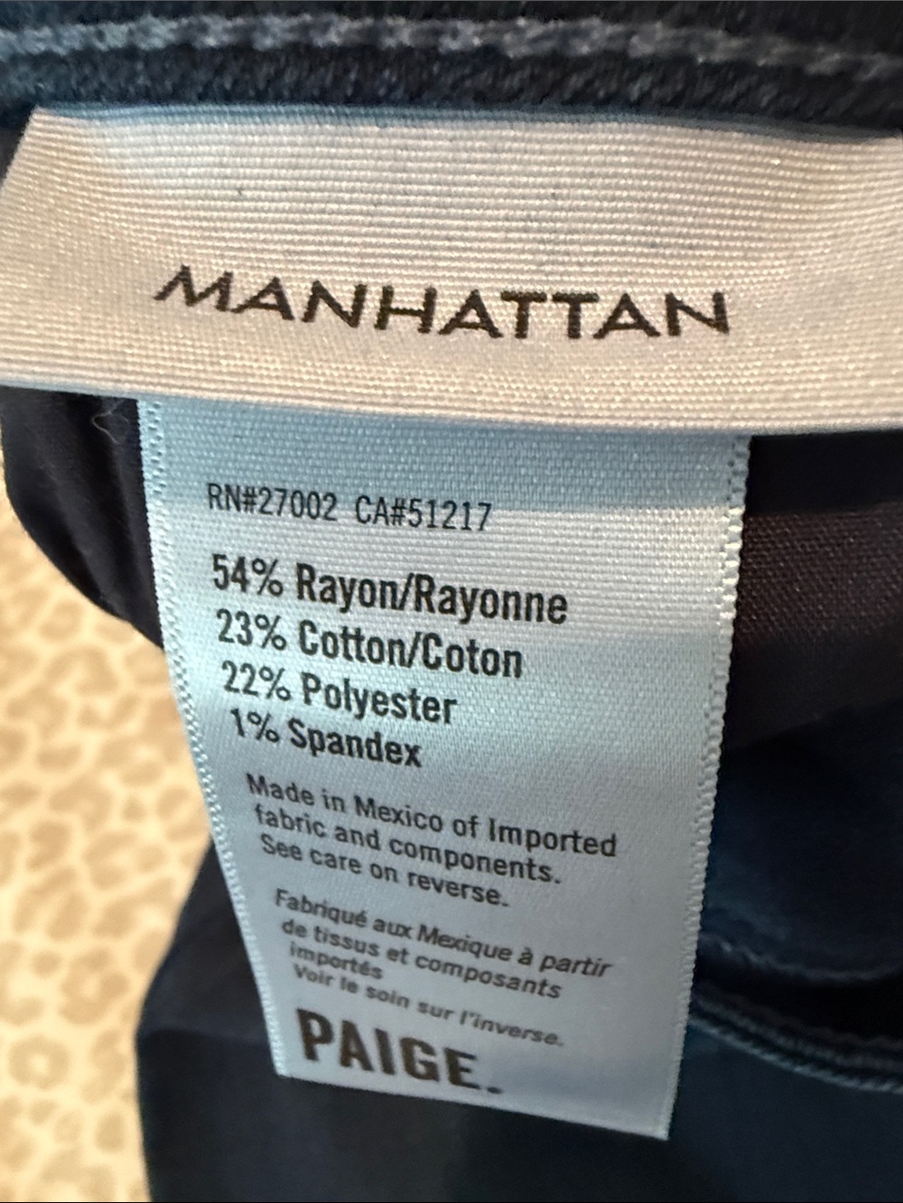 PAIGE Navy Wide-Leg Flare Jeans Paige Denim - Picture 5 of 5